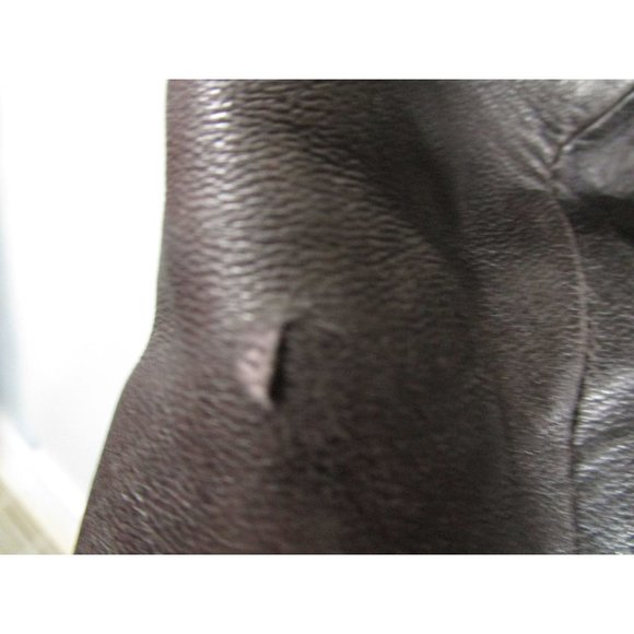 Italiano Leather Jacket Mens XL Vintage 1980s Hong Kong Lined GUC Minor Damage - Picture 7 of 16